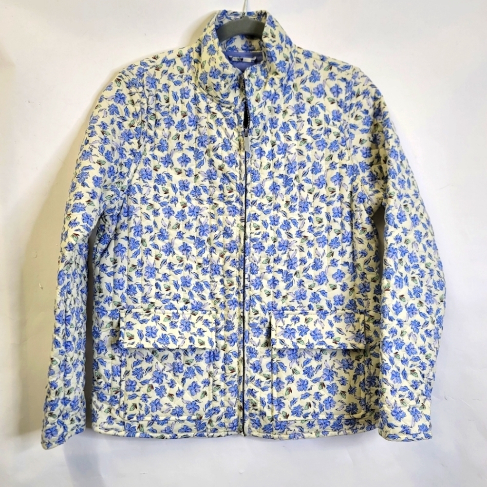 Bagatelle New York Floral quilted spring cotton jacket